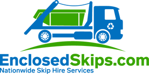 Enclosed and Lockable Skip Hire in the UK, click and book a 12-yd, 14-yd, 16-yd, or 40-yd enclosed skip online in Scotland, England, or Wales